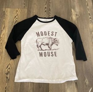 Unisex Modest Mouse Baseball Tee